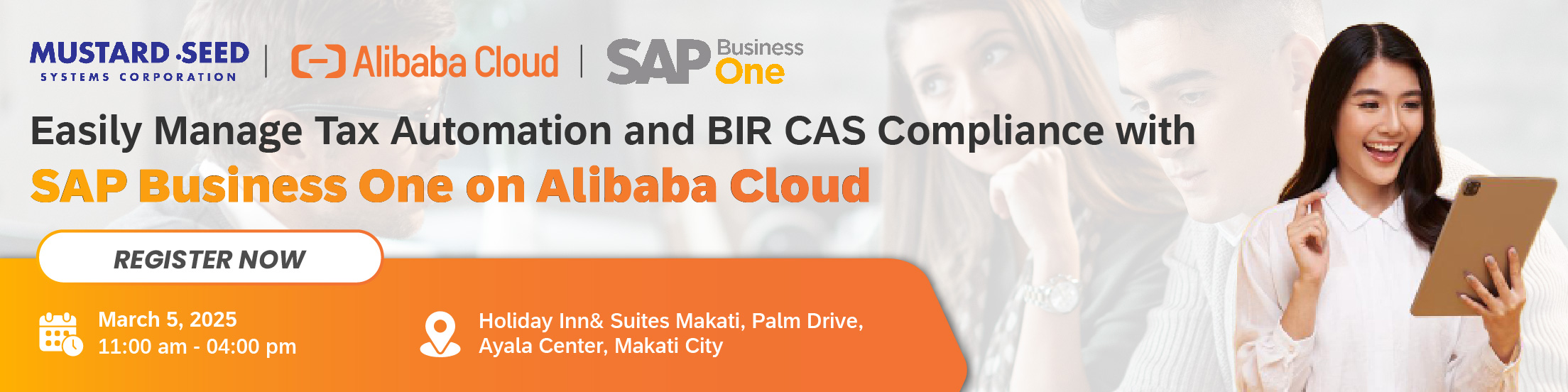 Easily Manage Tax Automation and BIR CAS Compliance with SAP Business One on Alibaba Cloud in Manila