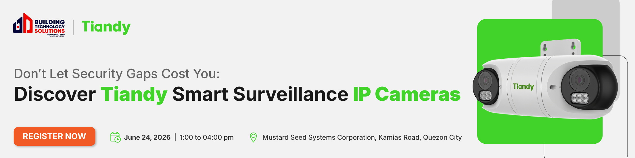 Don’t Let Security Gaps Cost You: Discover Tiandy Surveillance IP Cameras